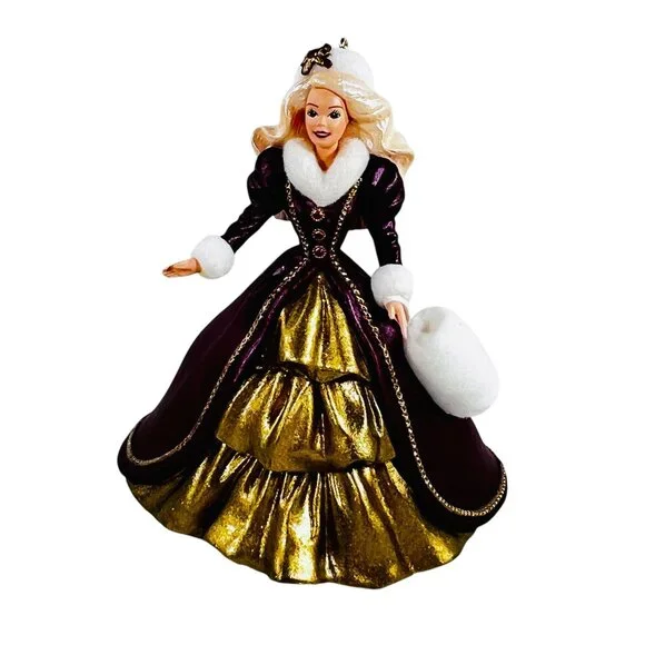 HALLMARK Keepsake HOLIDAY BARBIE 1996 Debut 1994 Cinderella ORNAMENT Lot of 3 - Picture 16 of 16